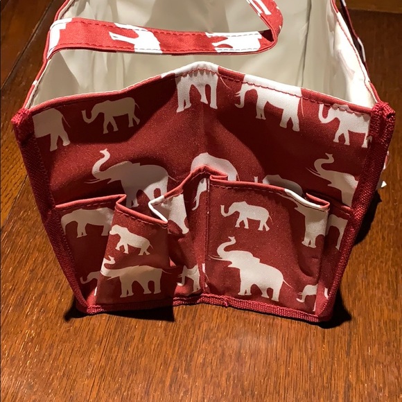 ALABAMA FAN Red / White Elephants bag with handles - Picture 8 of 8